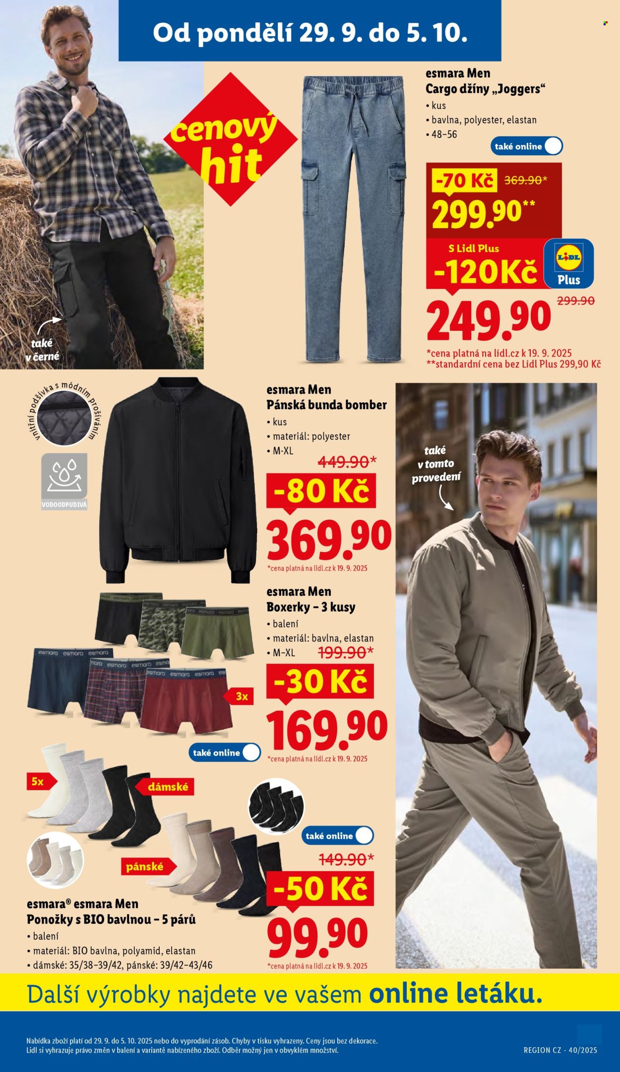 Leták Lidl - 29.9.2025 - 1.10.2025. Strana 39