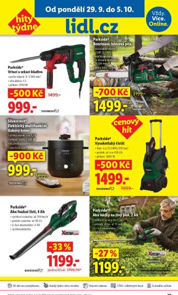 Leták Lidl - 29.9.2025 - 5.10.2025.