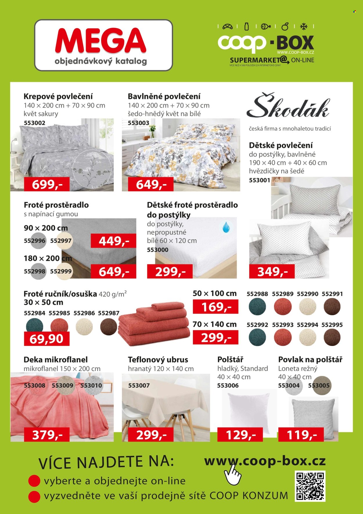 Leták Konzum. Strana 1