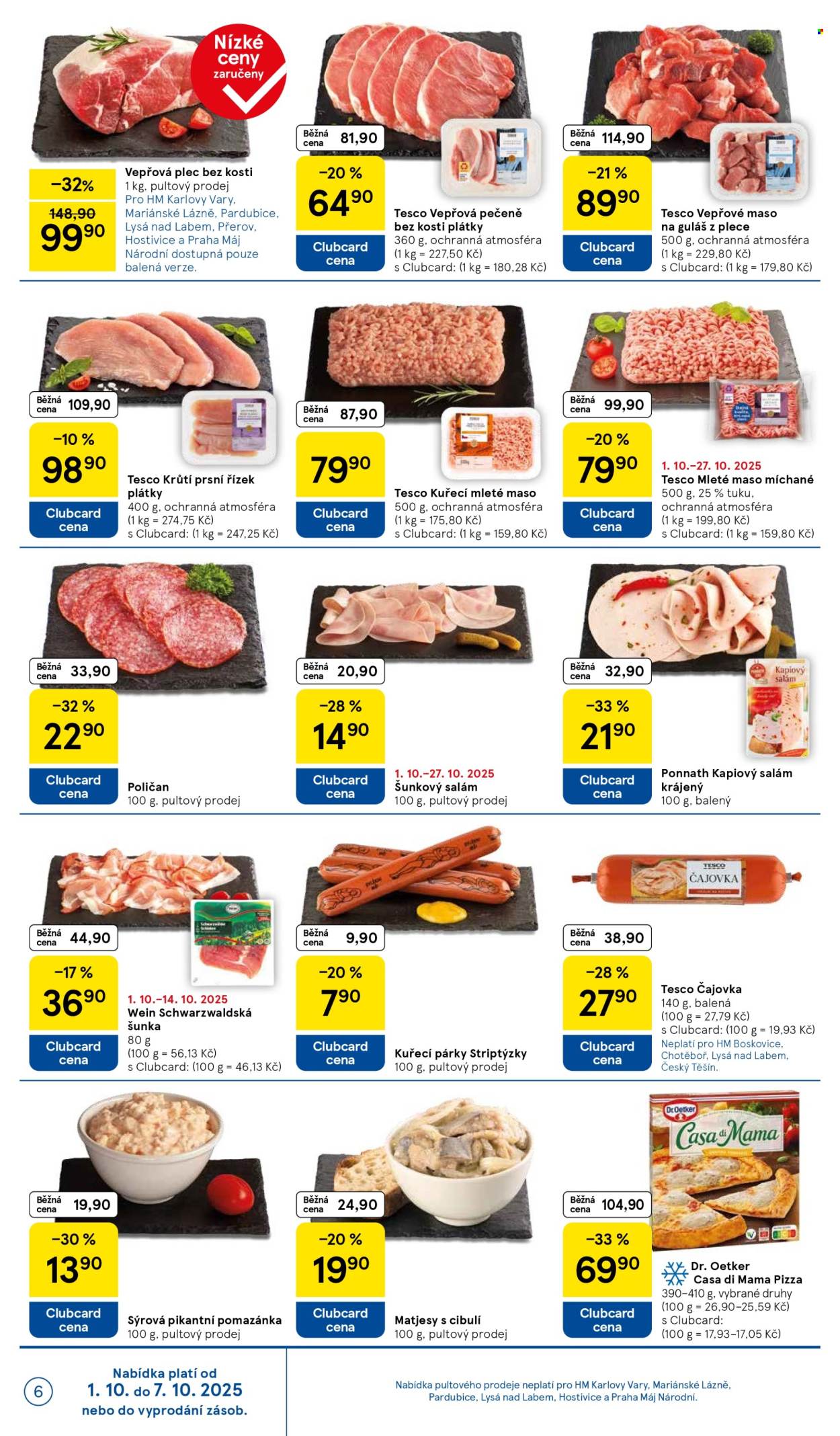 Leták TESCO - 1.10.2025 - 7.10.2025. Strana 6