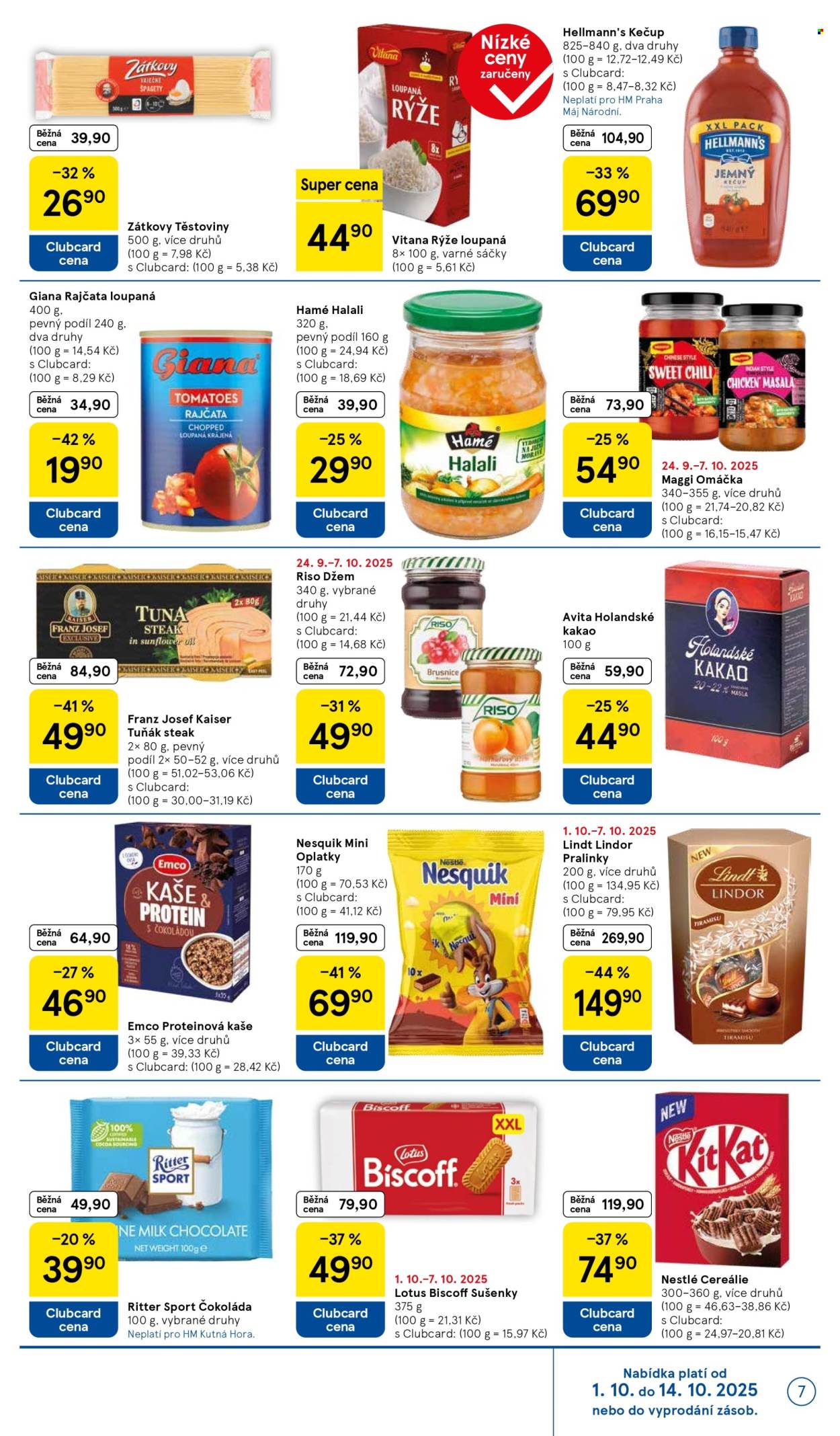 Leták TESCO - 1.10.2025 - 7.10.2025. Strana 7