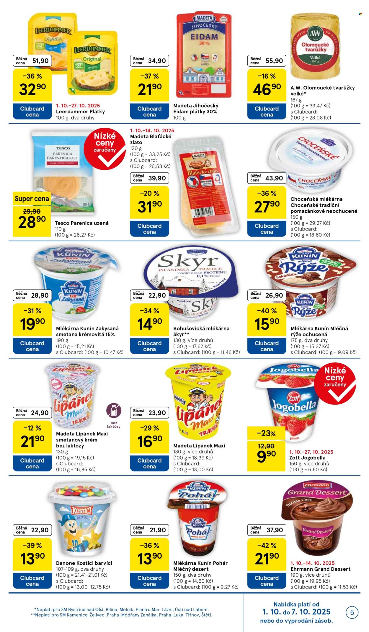 Leták TESCO supermarket - 1.10.2025 - 7.10.2025. Strana 5