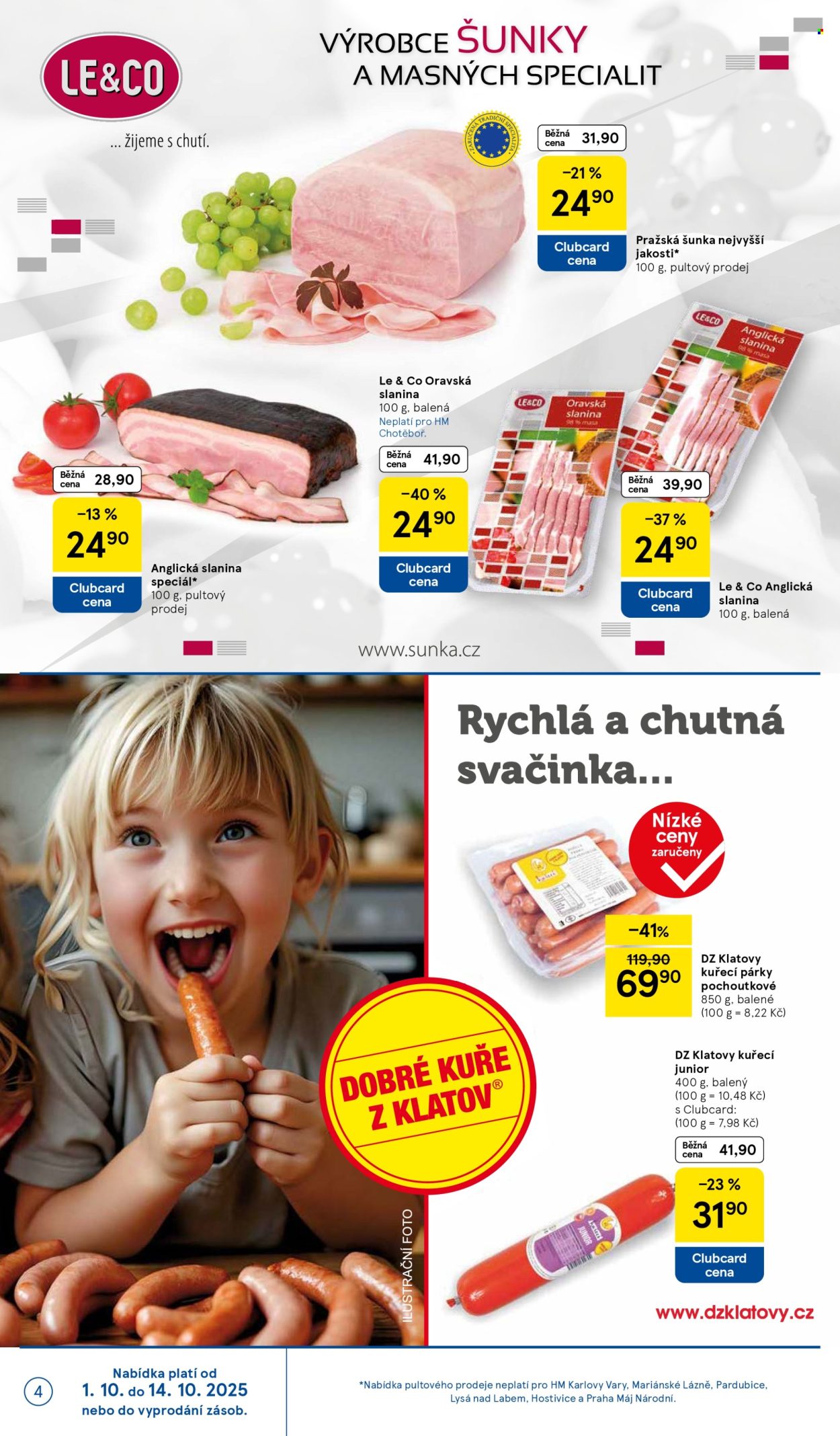 Leták TESCO hypermarket - 1.10.2025 - 27.10.2025. Strana 4