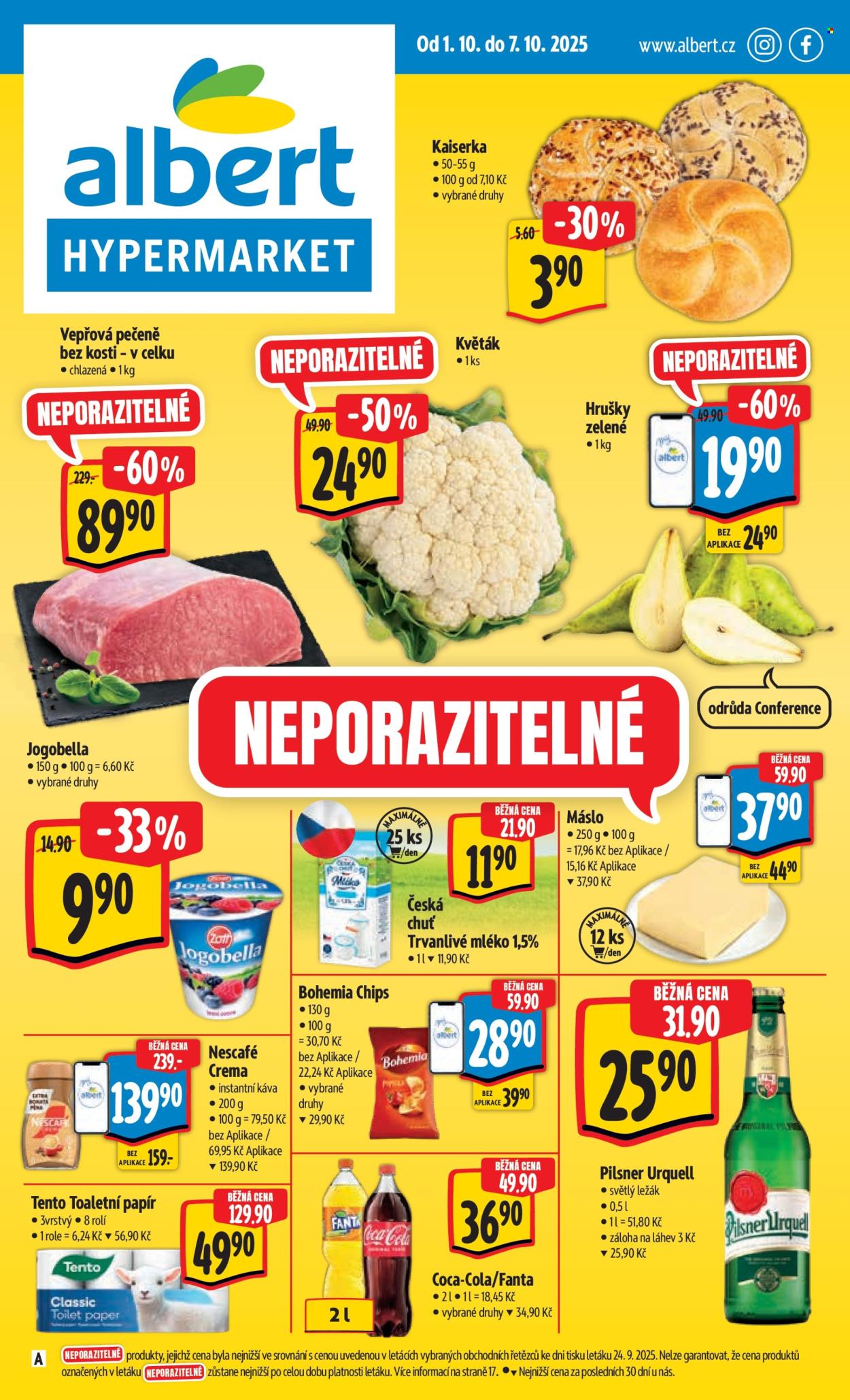 Leták Albert Hypermarket - 1.10.2025 - 7.10.2025. Strana 1