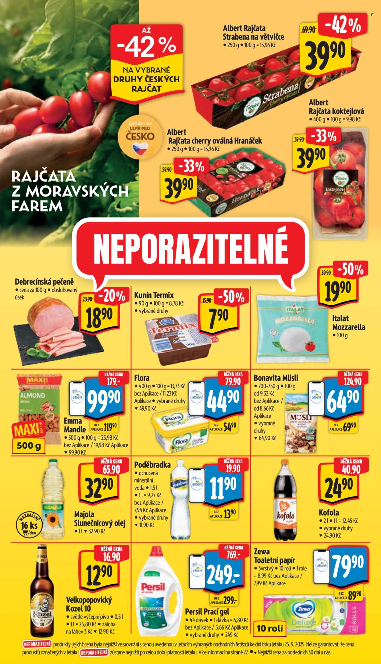 Leták Albert Supermarket - 1.10.2025 - 7.10.2025. Strana 7
