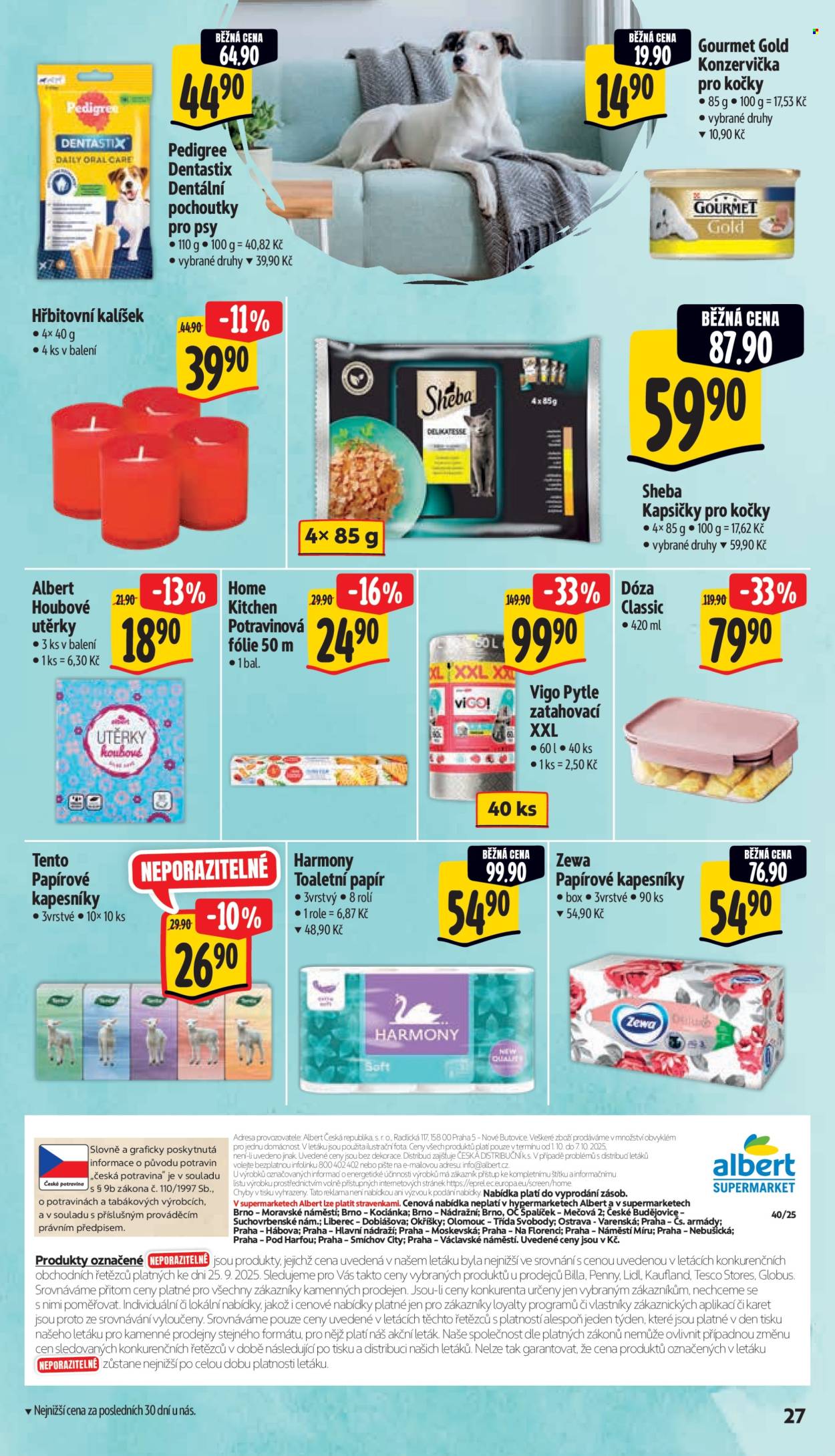 Leták Albert Supermarket - 1.10.2025 - 7.10.2025. Strana 35