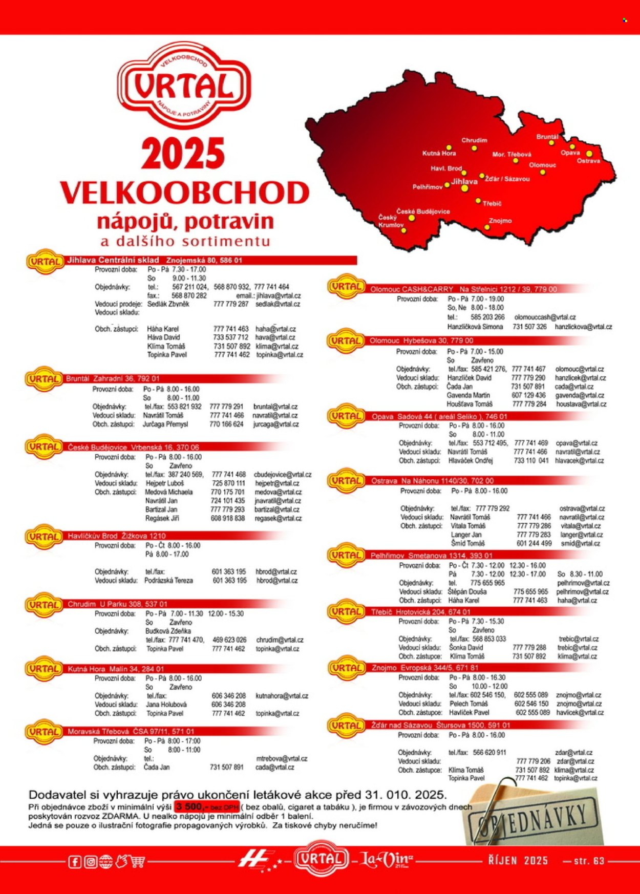 Leták Vrtal - 1.10.2025 - 31.10.2025. Strana 63
