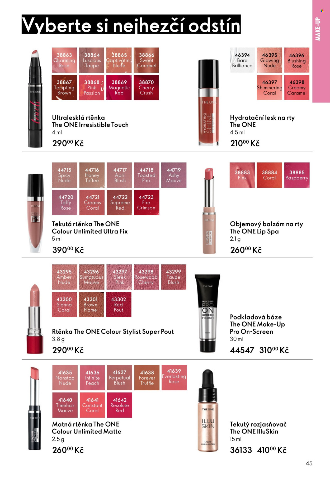 Leták ORIFLAME - 1.10.2025 - 21.10.2025. Strana 45