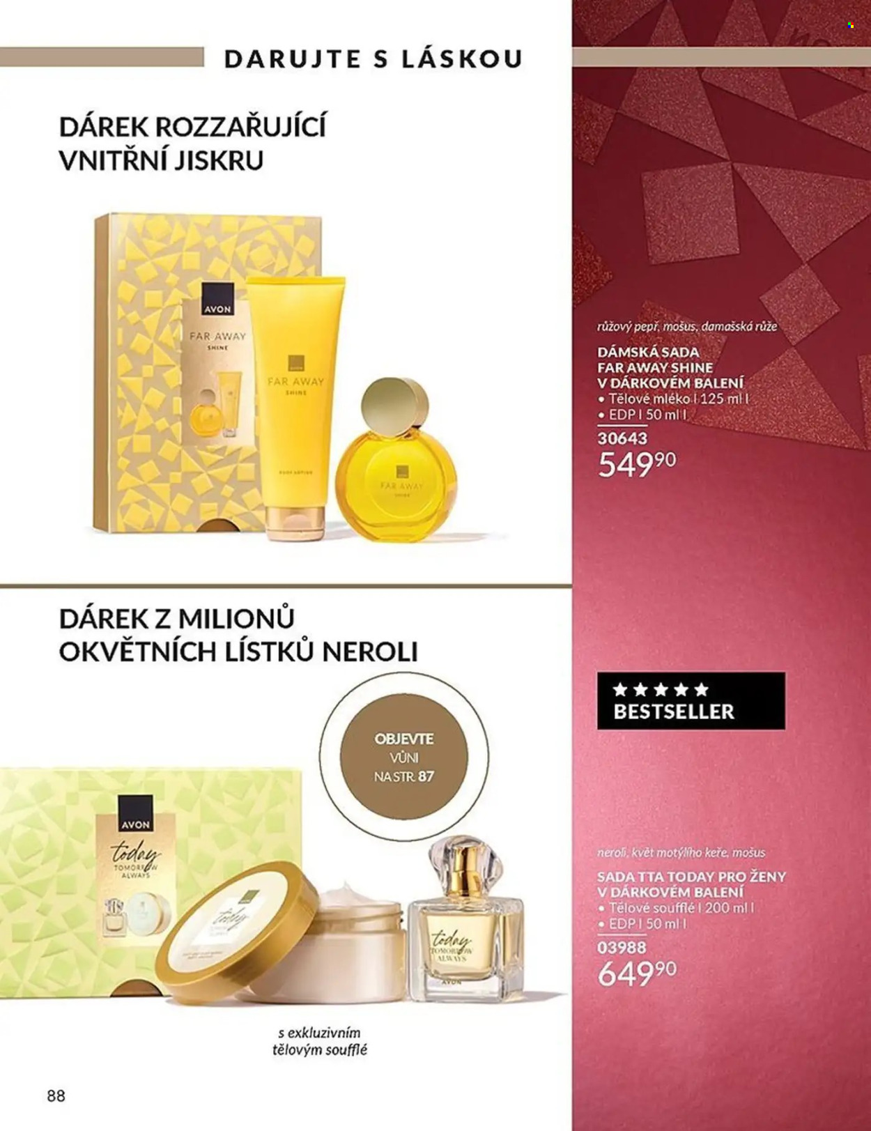 Leták AVON - 1.10.2025 - 31.10.2025. Strana 88
