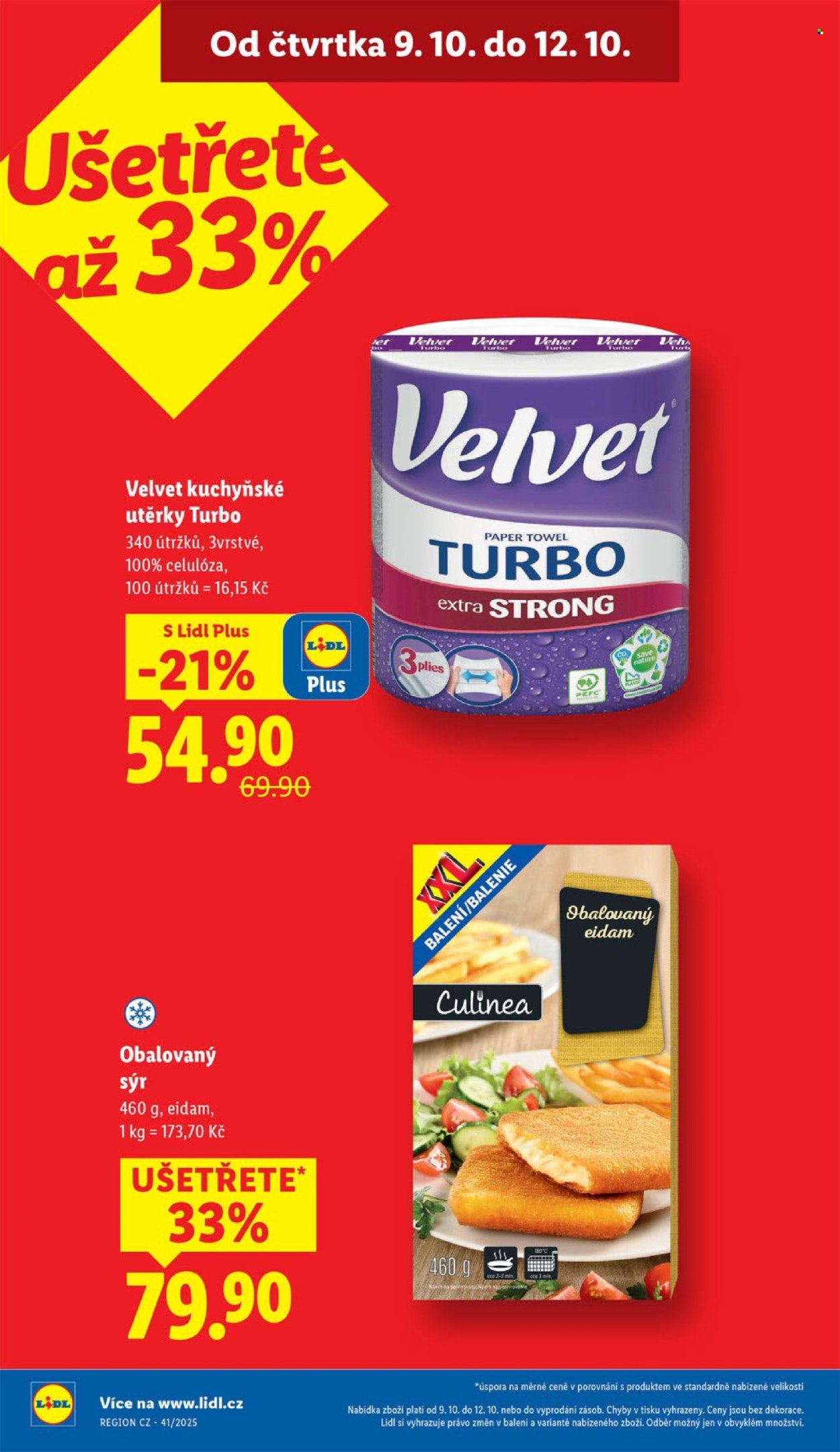 Leták Lidl - 9.10.2025 - 12.10.2025. Strana 4