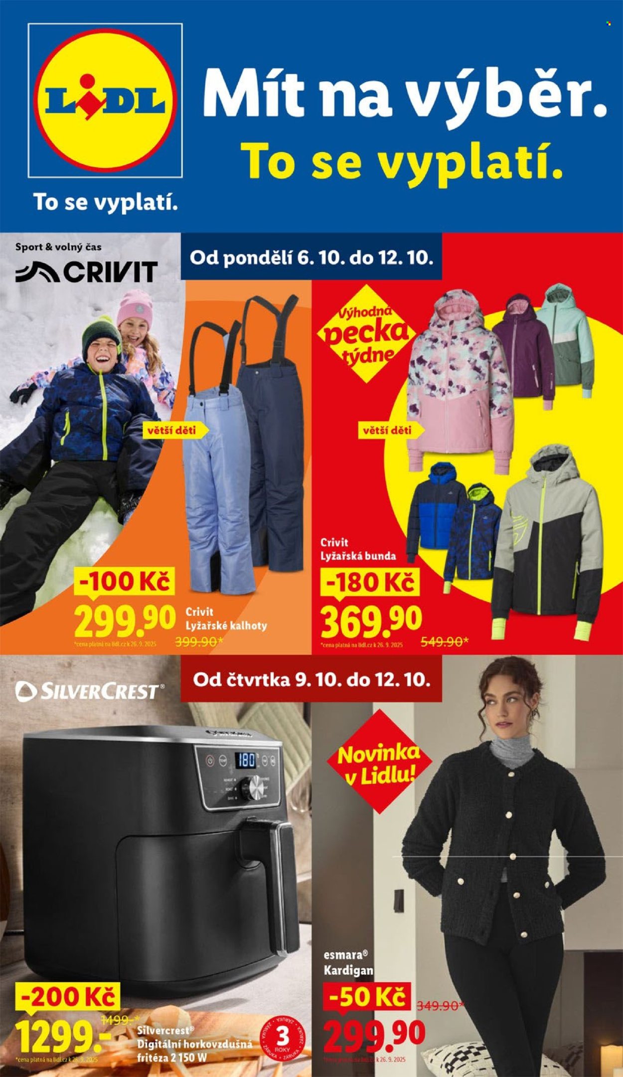 Leták Lidl - 6.10.2025 - 12.10.2025. Strana 1