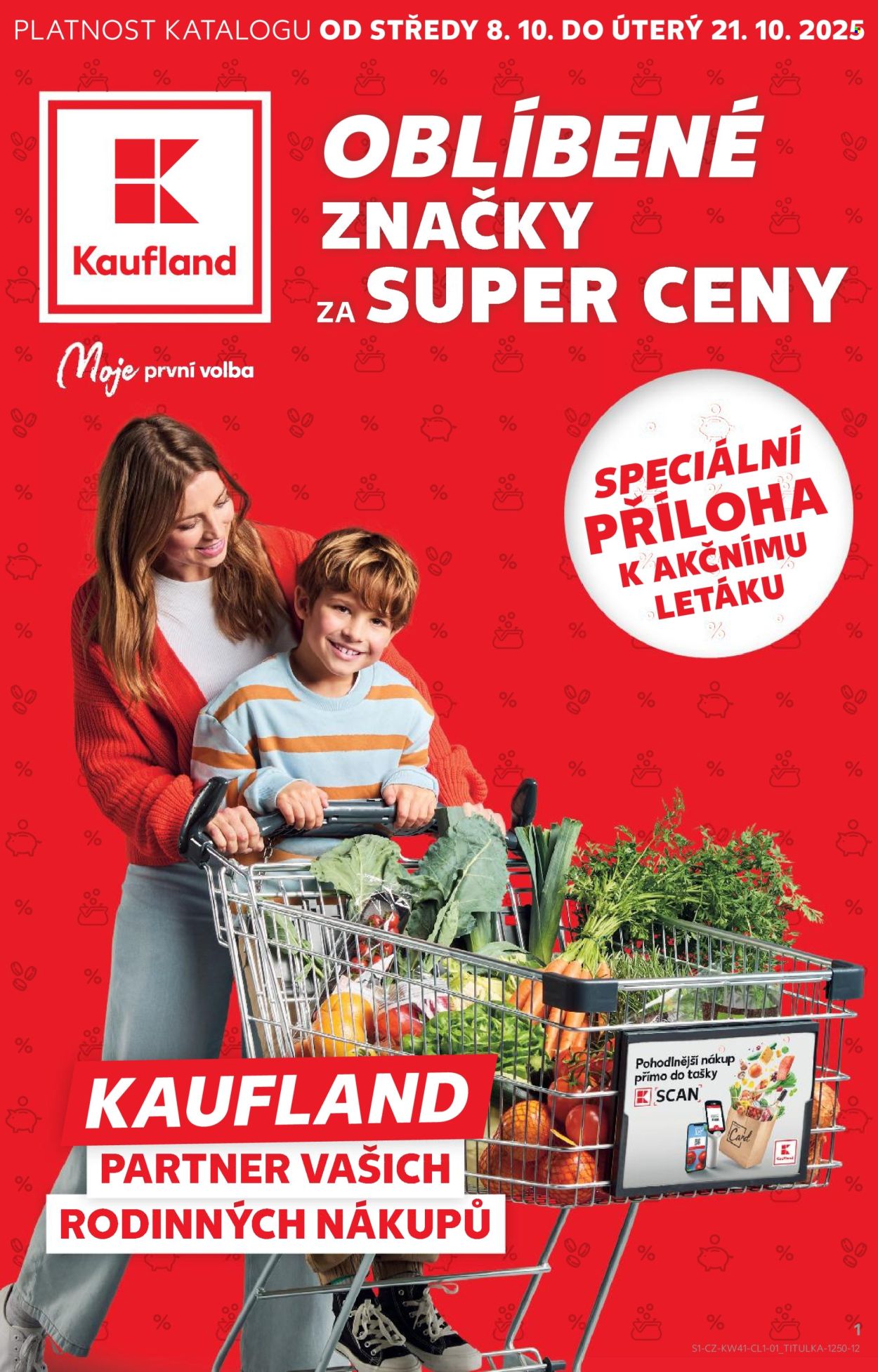 Leták Kaufland - 8.10.2025 - 21.10.2025. Strana 1