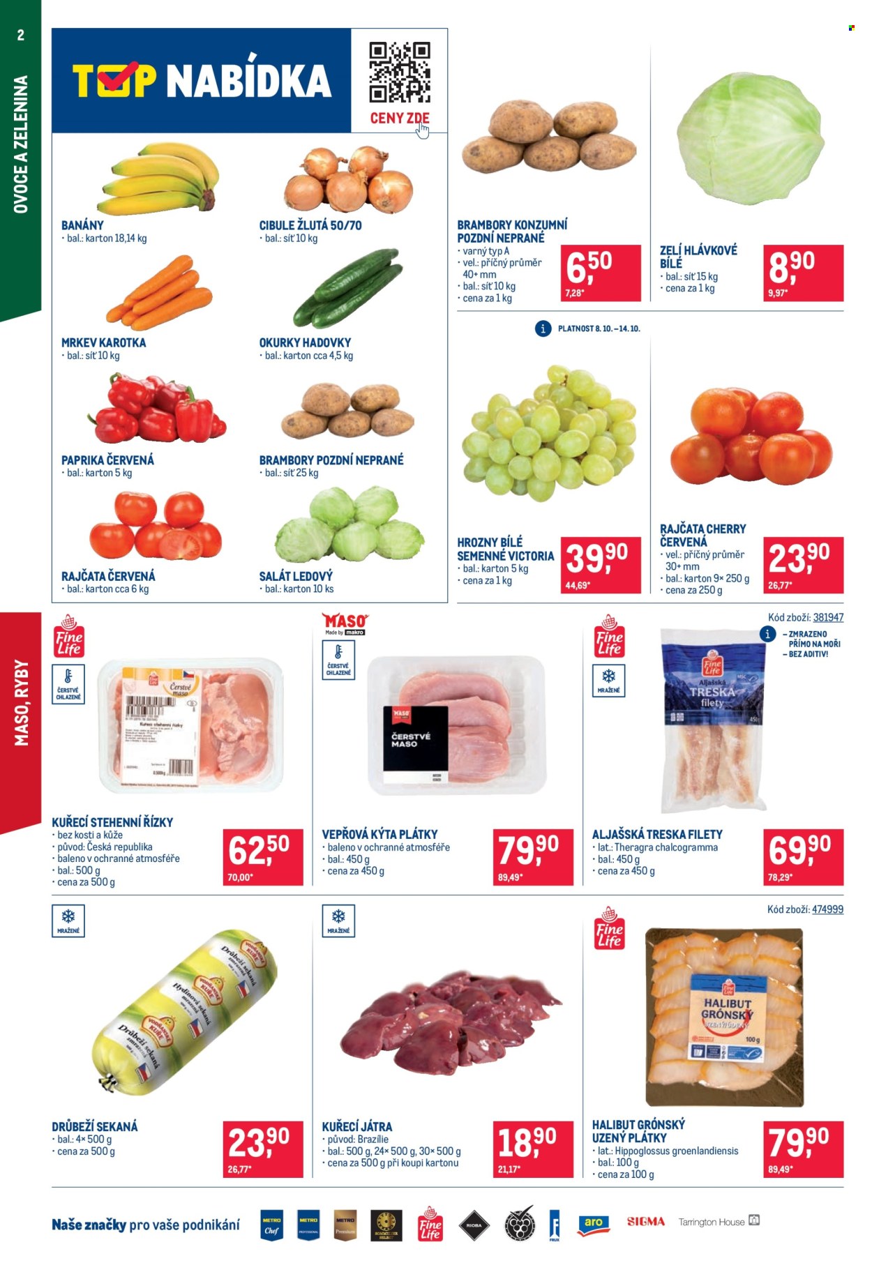 Leták MAKRO - 8.10.2025 - 21.10.2025. Strana 2