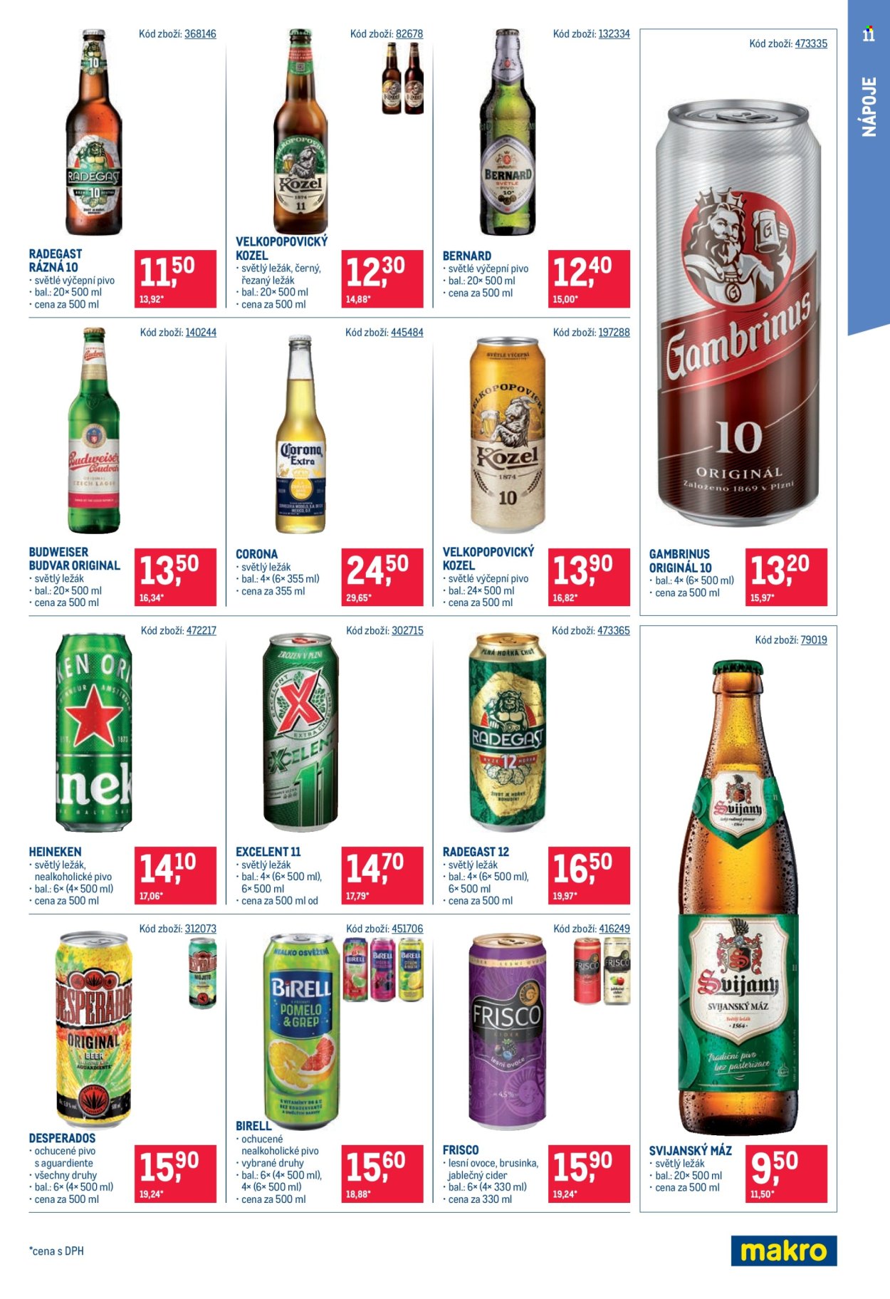 Leták MAKRO - 8.10.2025 - 21.10.2025. Strana 11