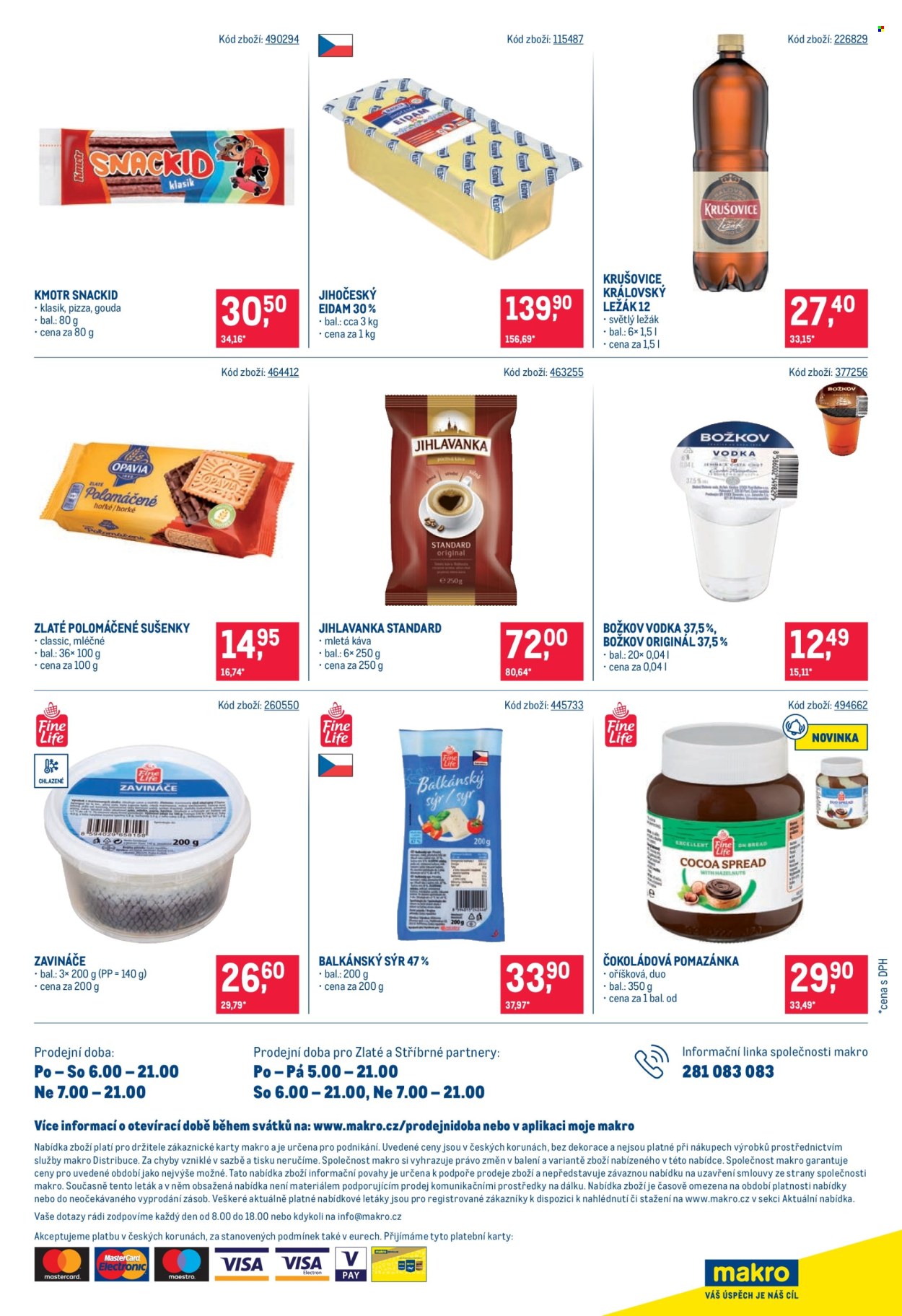 Leták MAKRO - 8.10.2025 - 21.10.2025. Strana 16