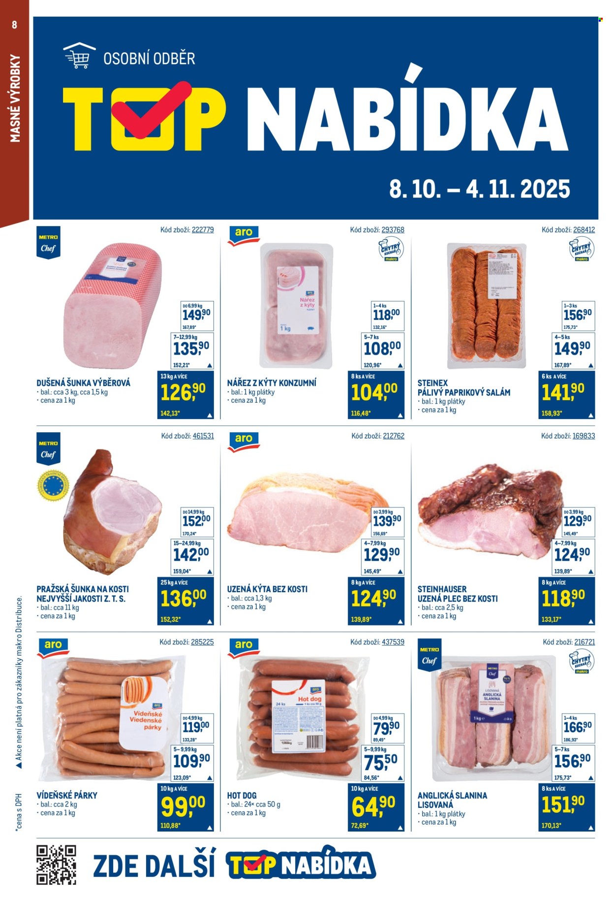 Leták MAKRO - 8.10.2025 - 21.10.2025. Strana 8