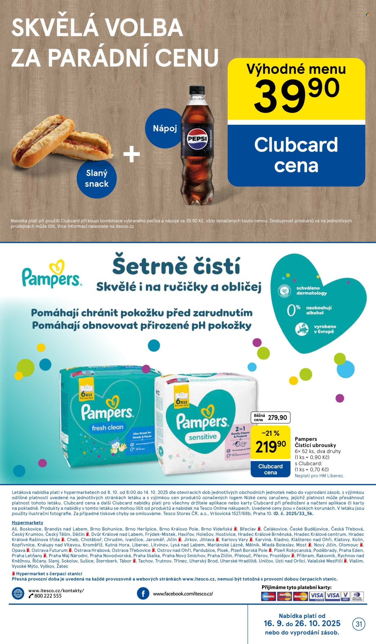 Leták TESCO - 8.10.2025 - 14.10.2025. Strana 31