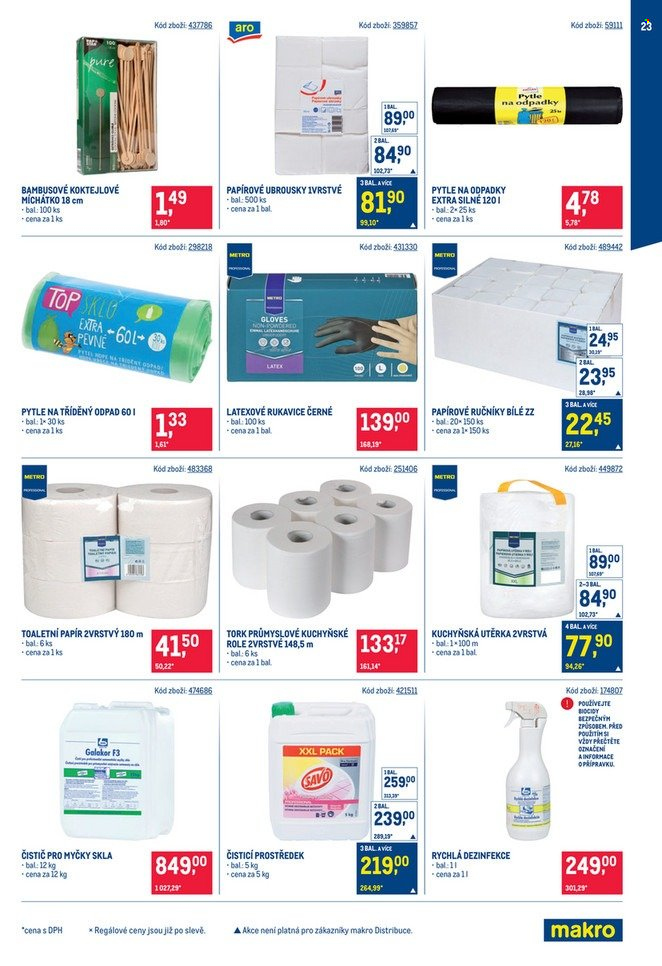 Leták MAKRO - 8.10.2025 - 4.11.2025. Strana 23