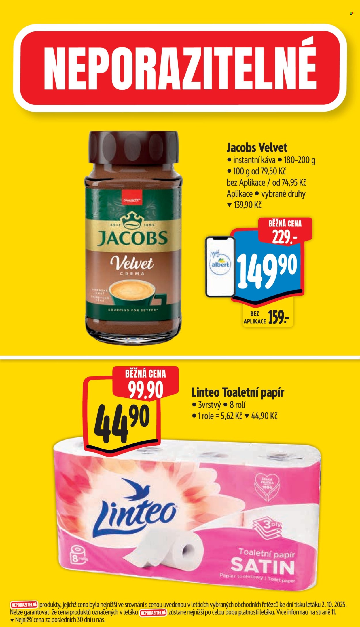 Leták Albert Supermarket - 8.10.2025 - 14.10.2025. Strana 4