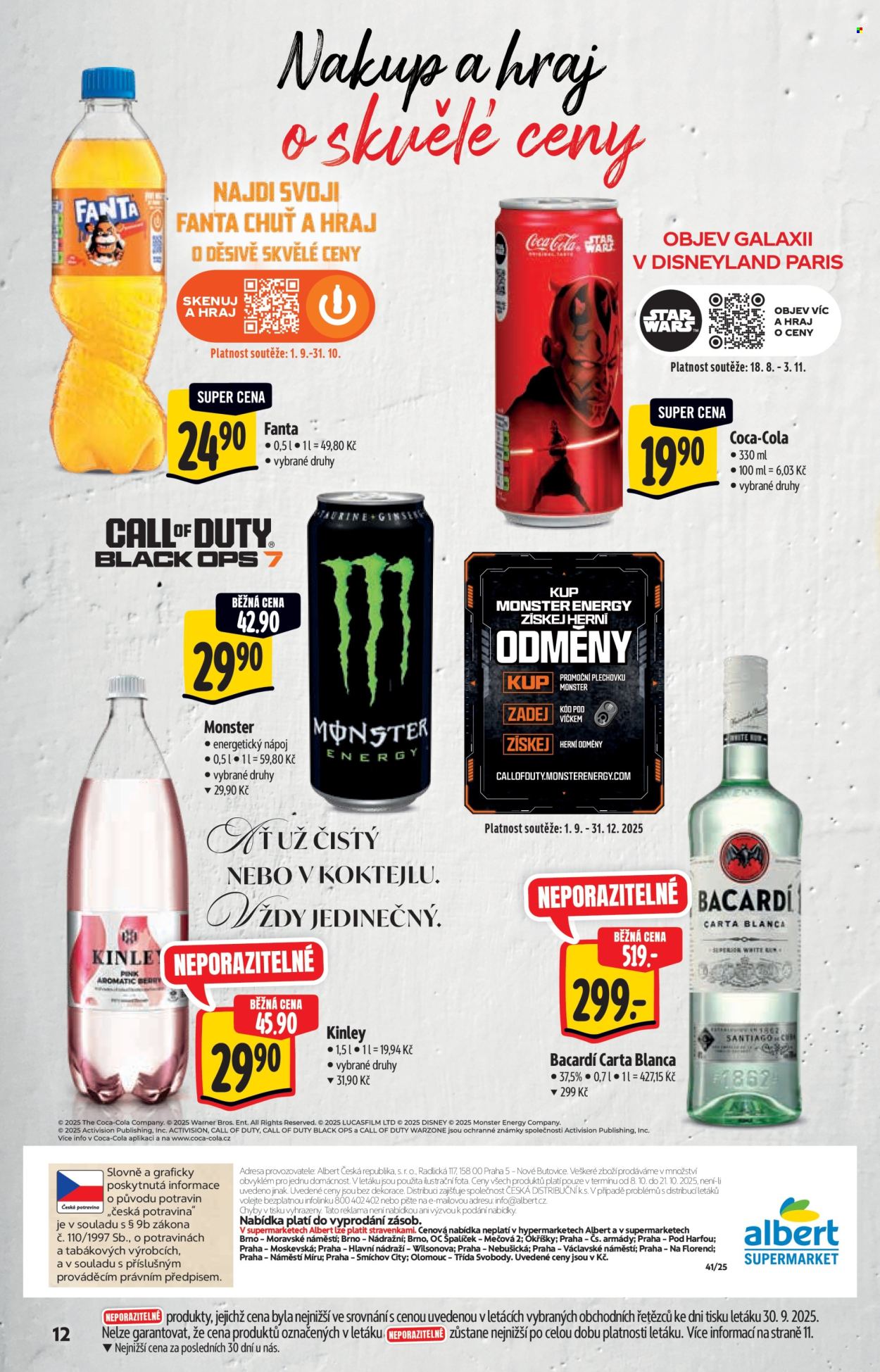 Leták Albert Supermarket - 8.10.2025 - 21.10.2025. Strana 12