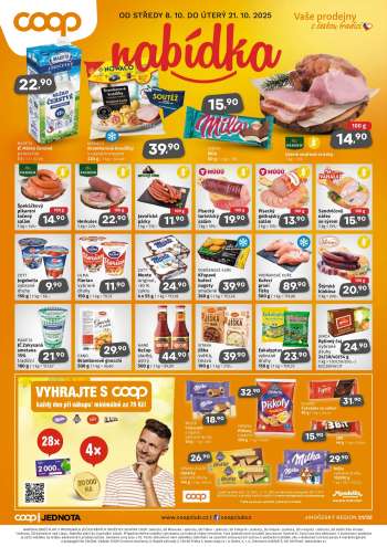 Leták coop JEDNOTA - 8.10.2025 - 21.10.2025.