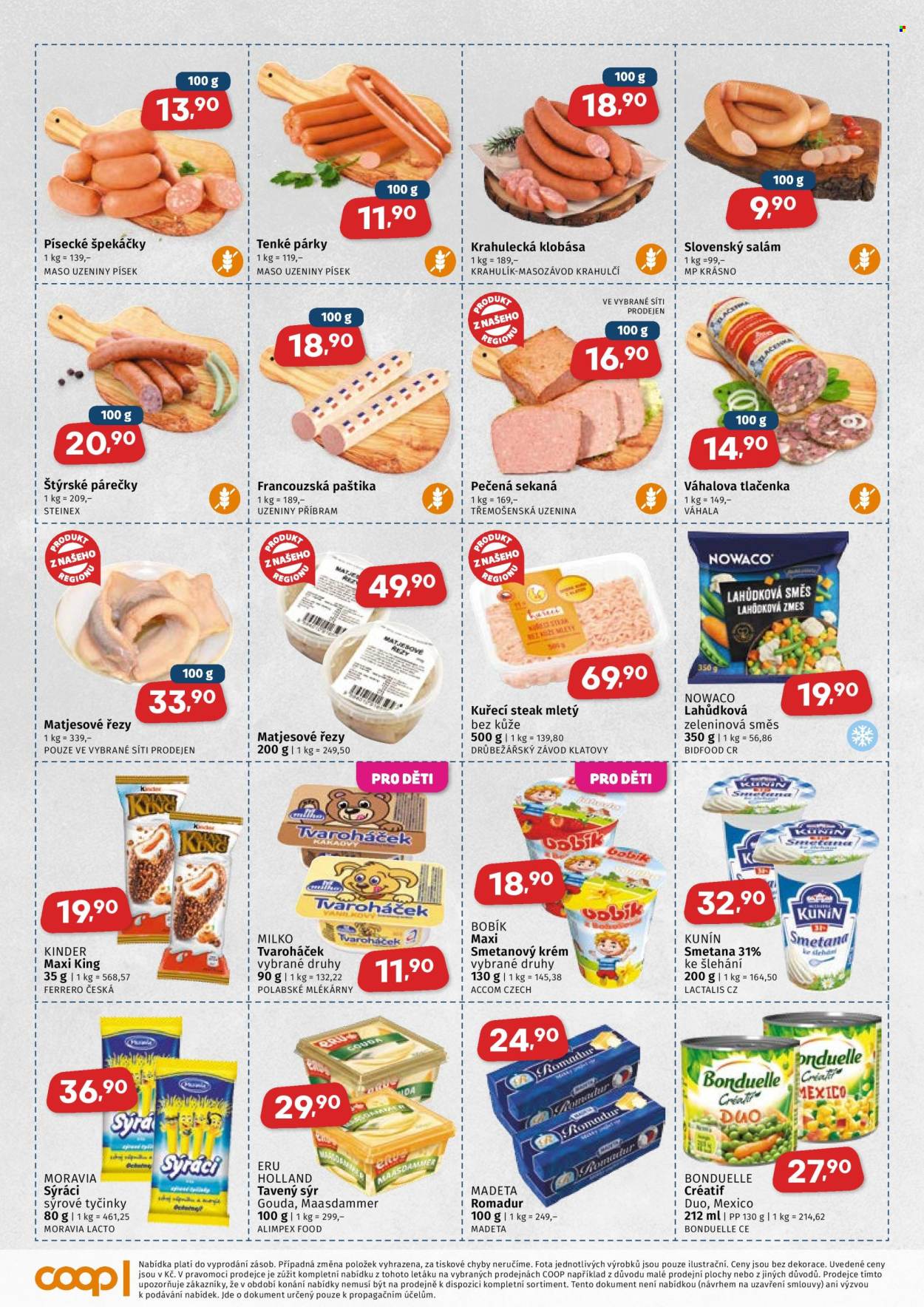 Leták coop JEDNOTA - 8.10.2025 - 21.10.2025. Strana 2