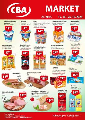 Leták CBA market - 15.10.2025 - 26.10.2025.