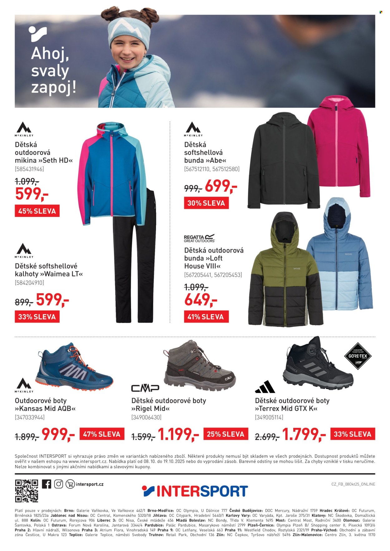 Leták INTERSPORT - 8.10.2025 - 19.10.2025. Strana 8