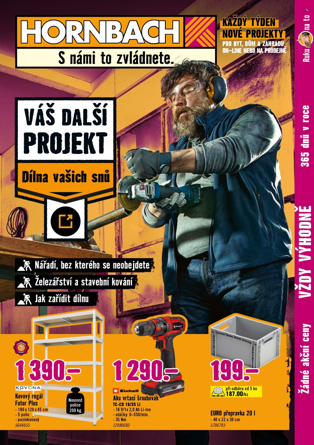 Leták HORNBACH - 8.10.2025 - 22.10.2025. Strana 1