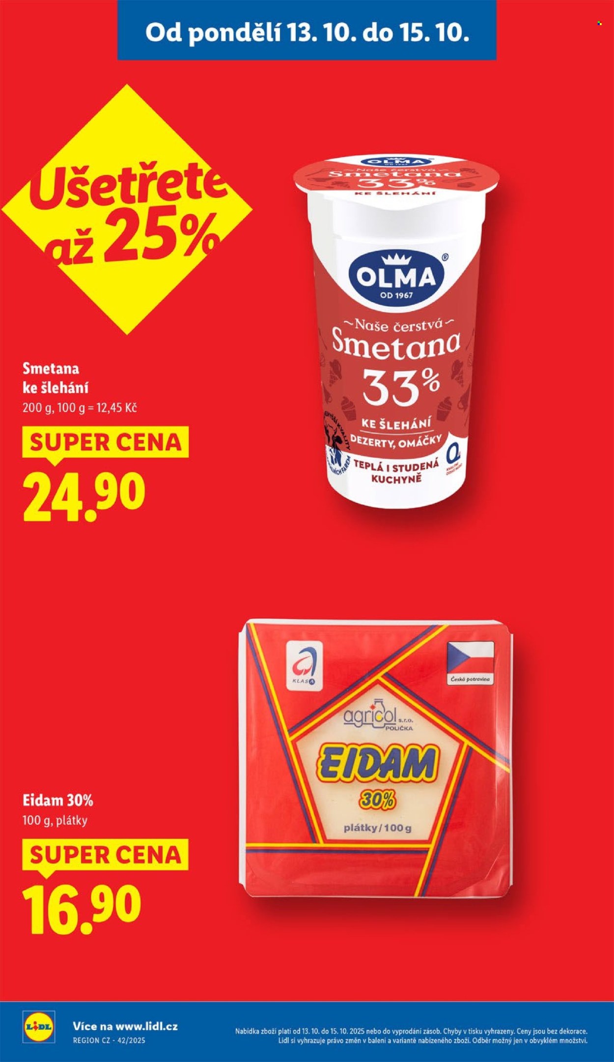 Leták Lidl - 13.10.2025 - 15.10.2025. Strana 4