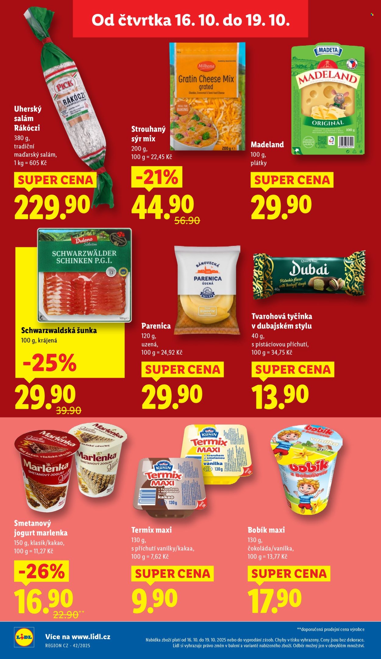 Leták Lidl - 16.10.2025 - 19.10.2025. Strana 14