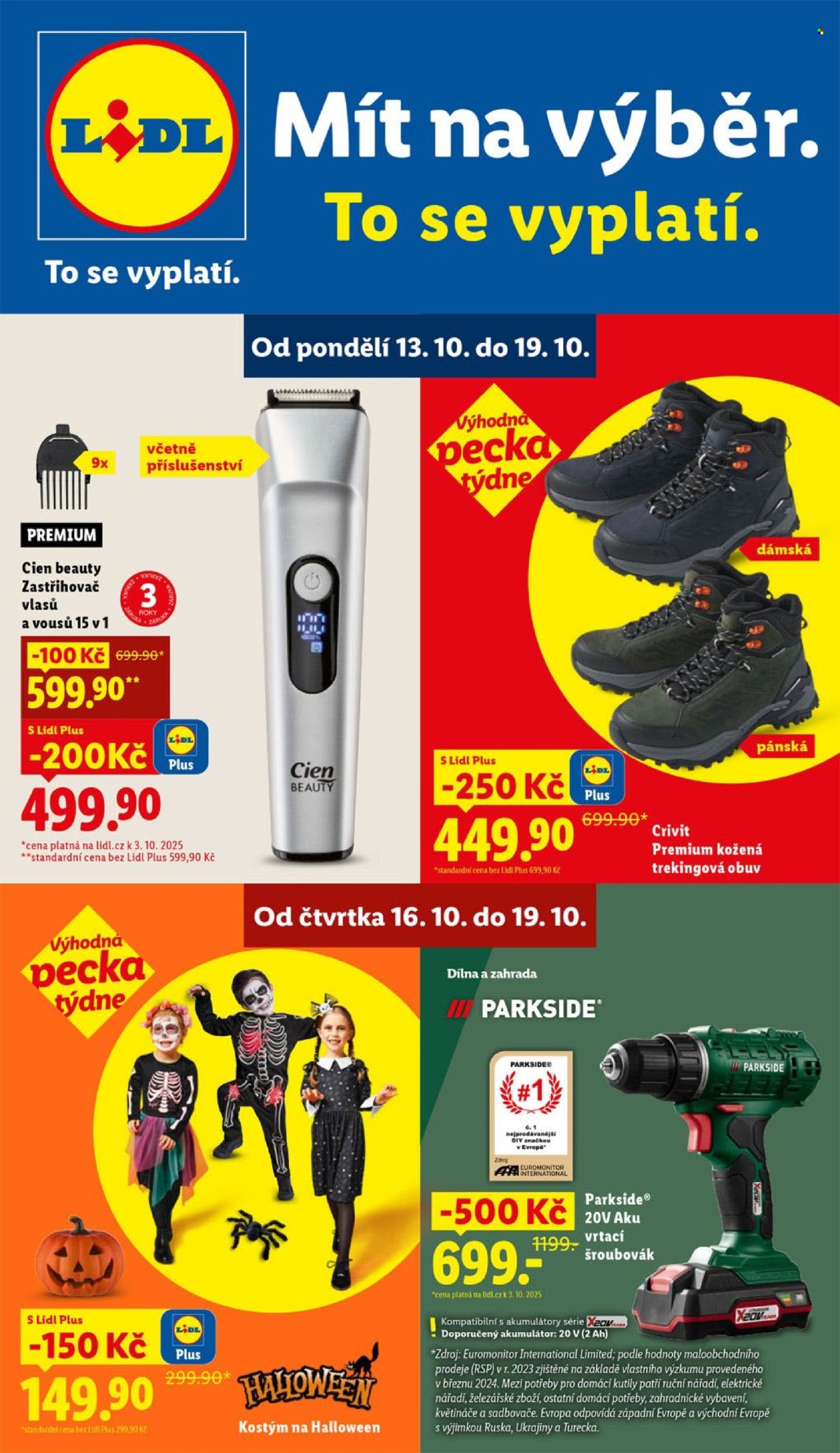 Leták Lidl - 13.10.2025 - 19.10.2025. Strana 1