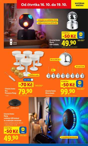 thumbnail - LIVARNO HOME PÁRTY LED SVÍTIDLO