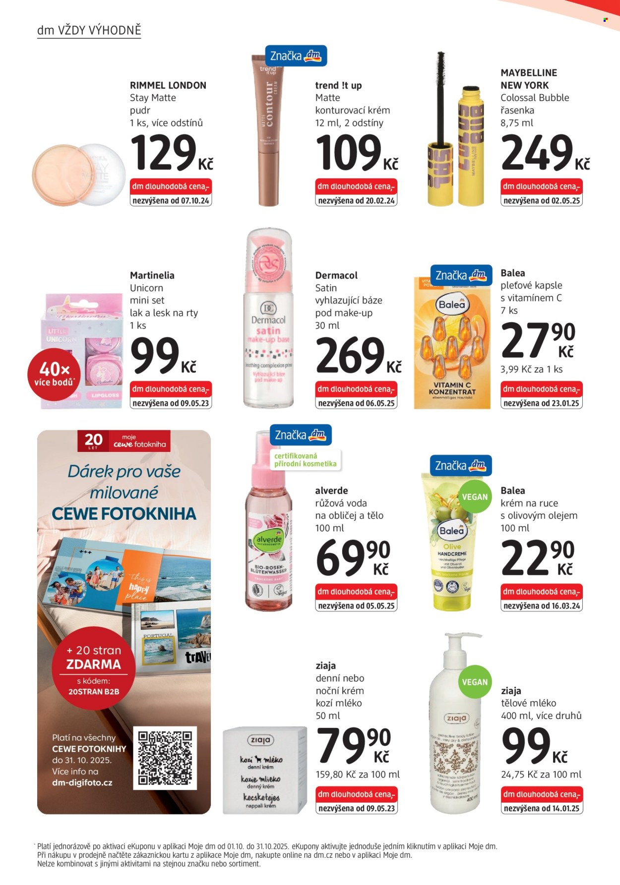 Leták dm drogerie - 9.10.2025 - 5.11.2025. Strana 4