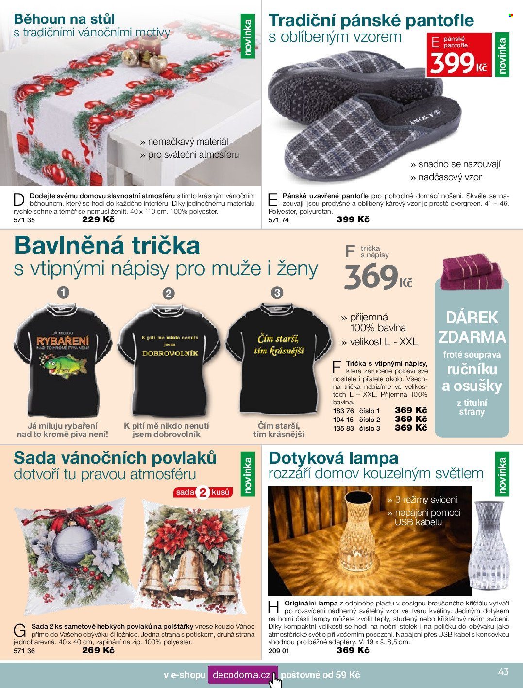 Leták decoDoma. Strana 43