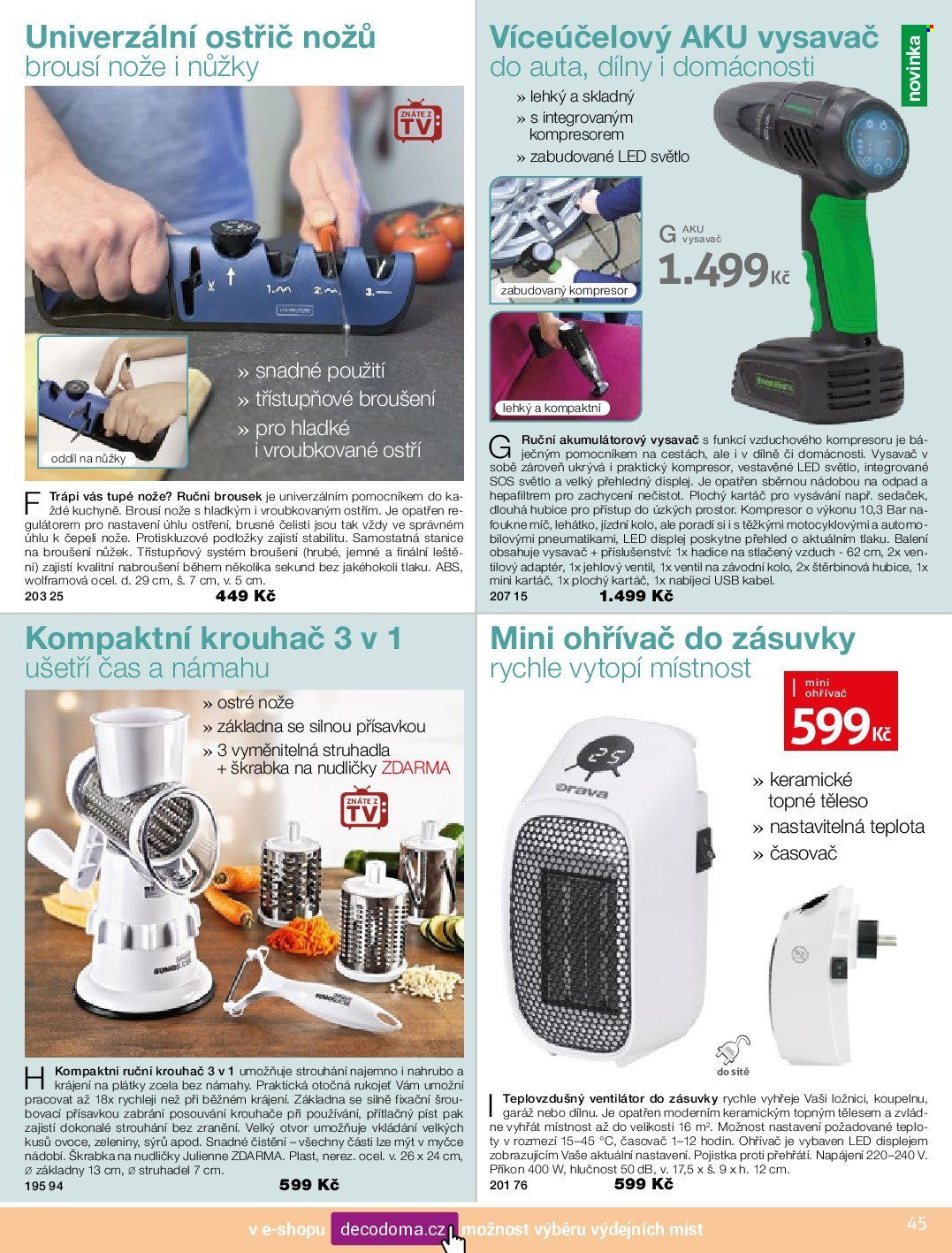 Leták decoDoma. Strana 45