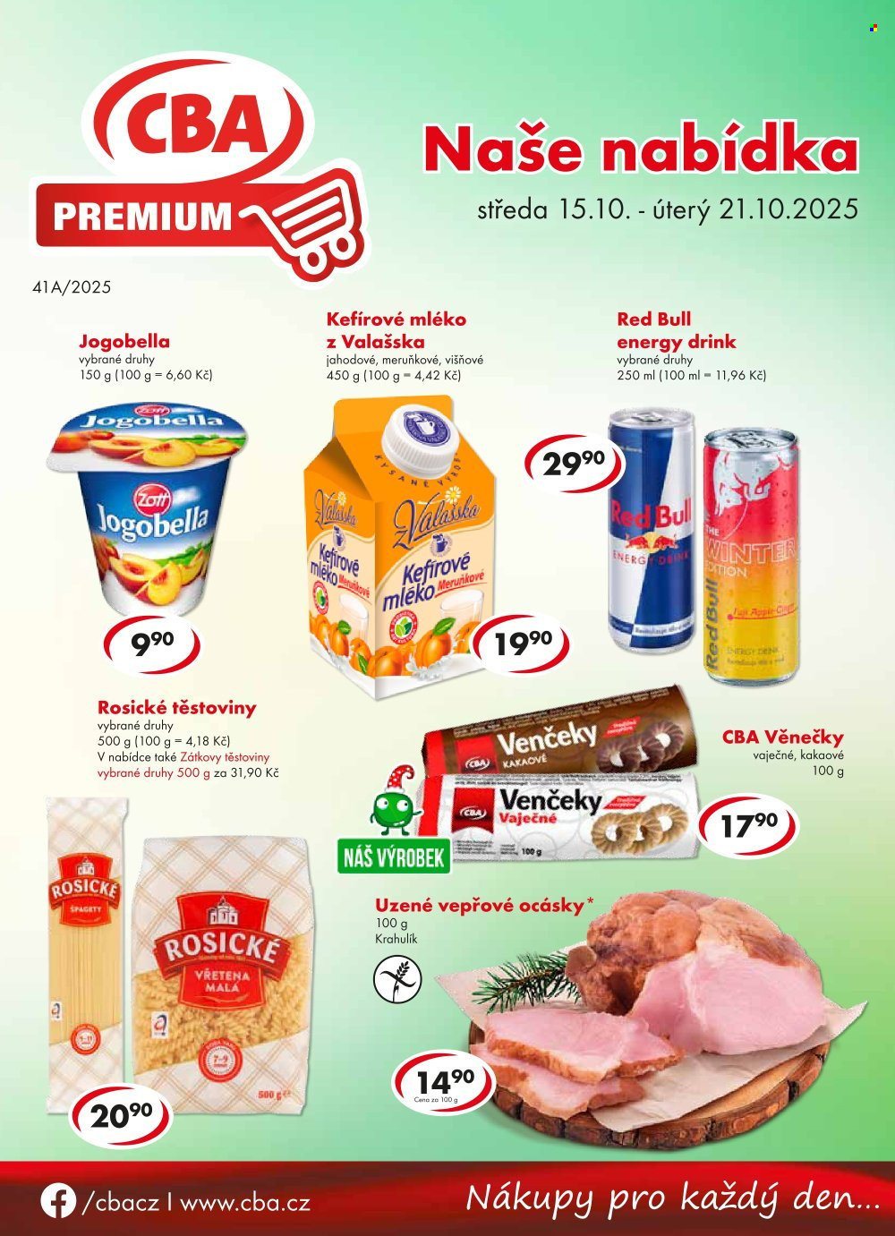 Leták CBA Premium - 15.10.2025 - 21.10.2025. Strana 1