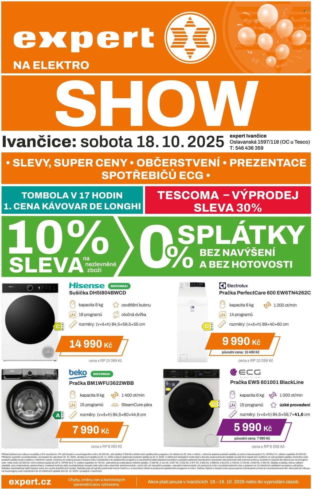 Leták Expert - 18.10.2025 - 19.10.2025. Strana 1