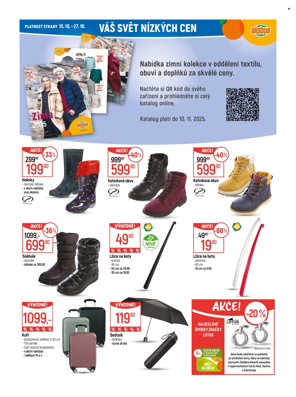 Leták Globus - 15.10.2025 - 21.10.2025. Strana 35