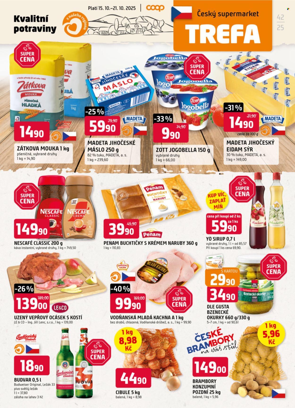 Leták TREFA coop - 15.10.2025 - 21.10.2025. Strana 1