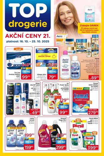 Leták TOP drogerie - 16.10.2025 - 25.10.2025.