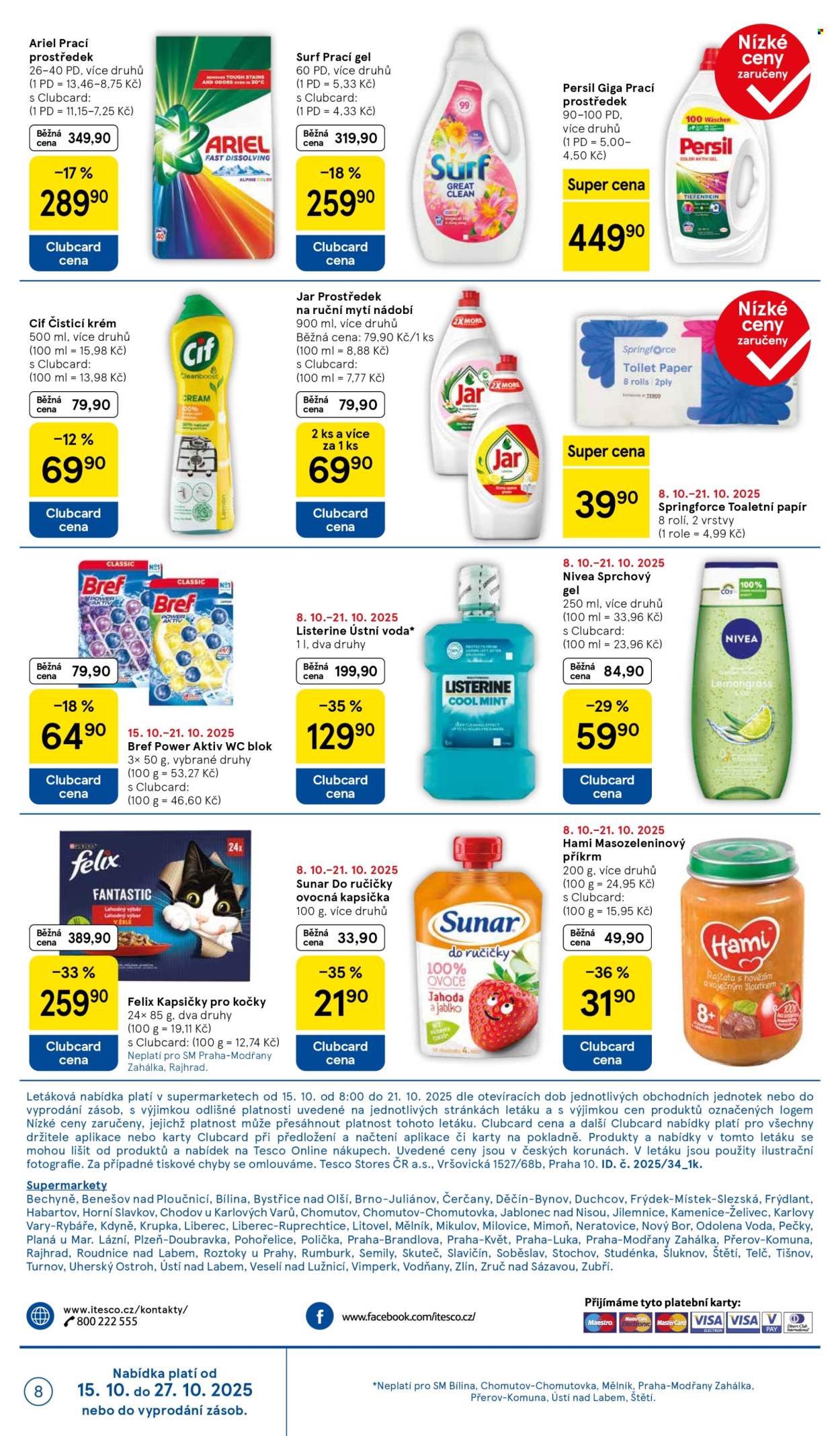 Leták TESCO supermarket - 15.10.2025 - 21.10.2025. Strana 8