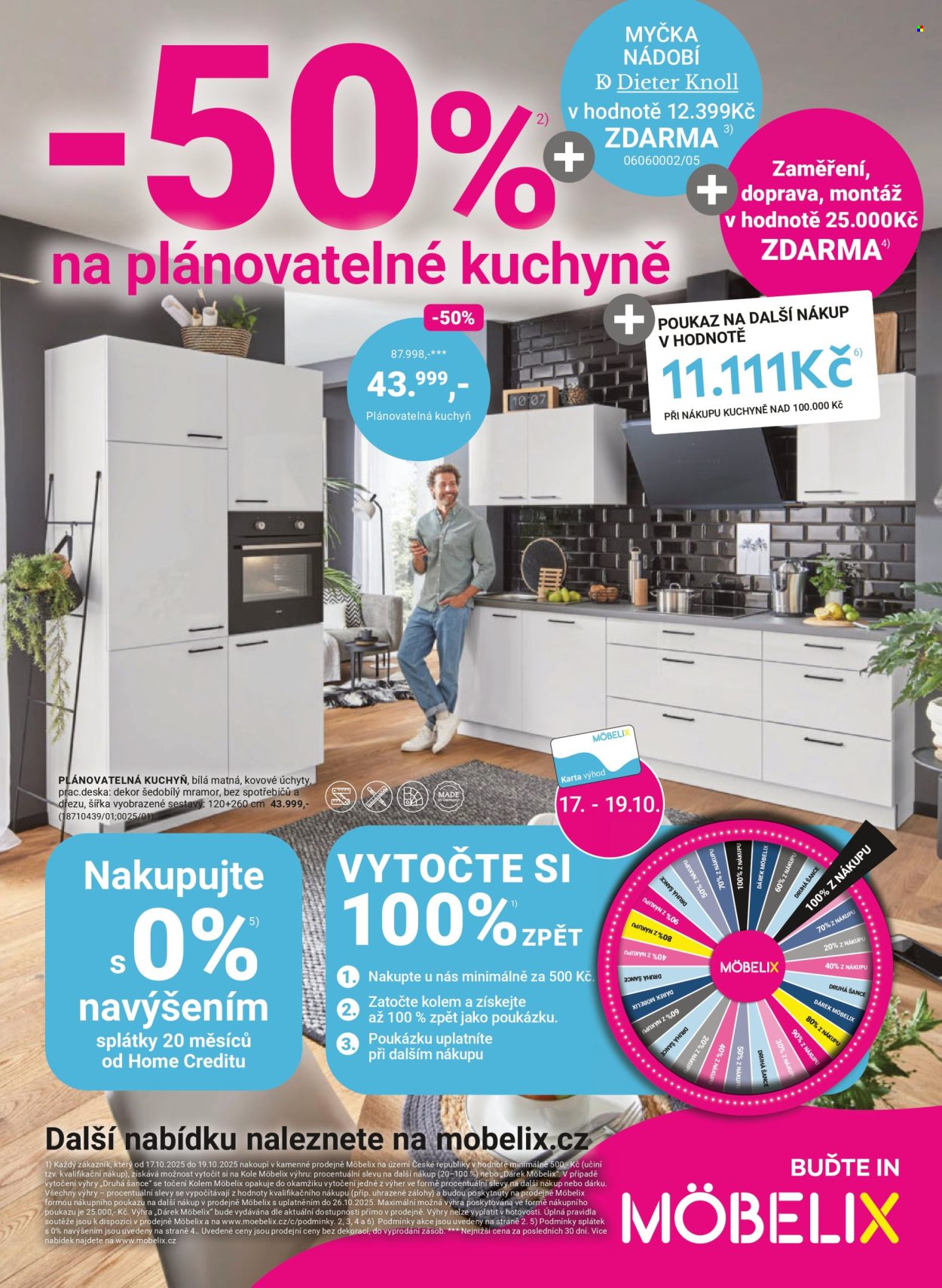 Leták MÖBELIX - 13.10.2025 - 26.10.2025. Strana 1