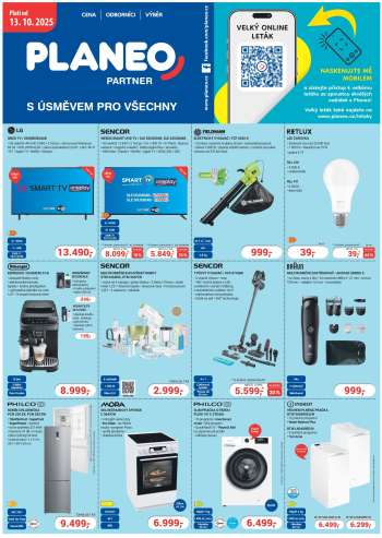 Leták PLANEO Elektro - 13.10.2025 - 19.10.2025.
