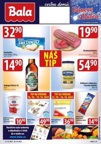 Leták Bala - 15.10.2025 - 26.10.2025.