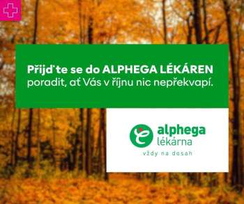 Leták Alphega lékárna - 1.10.2025 - 31.10.2025.