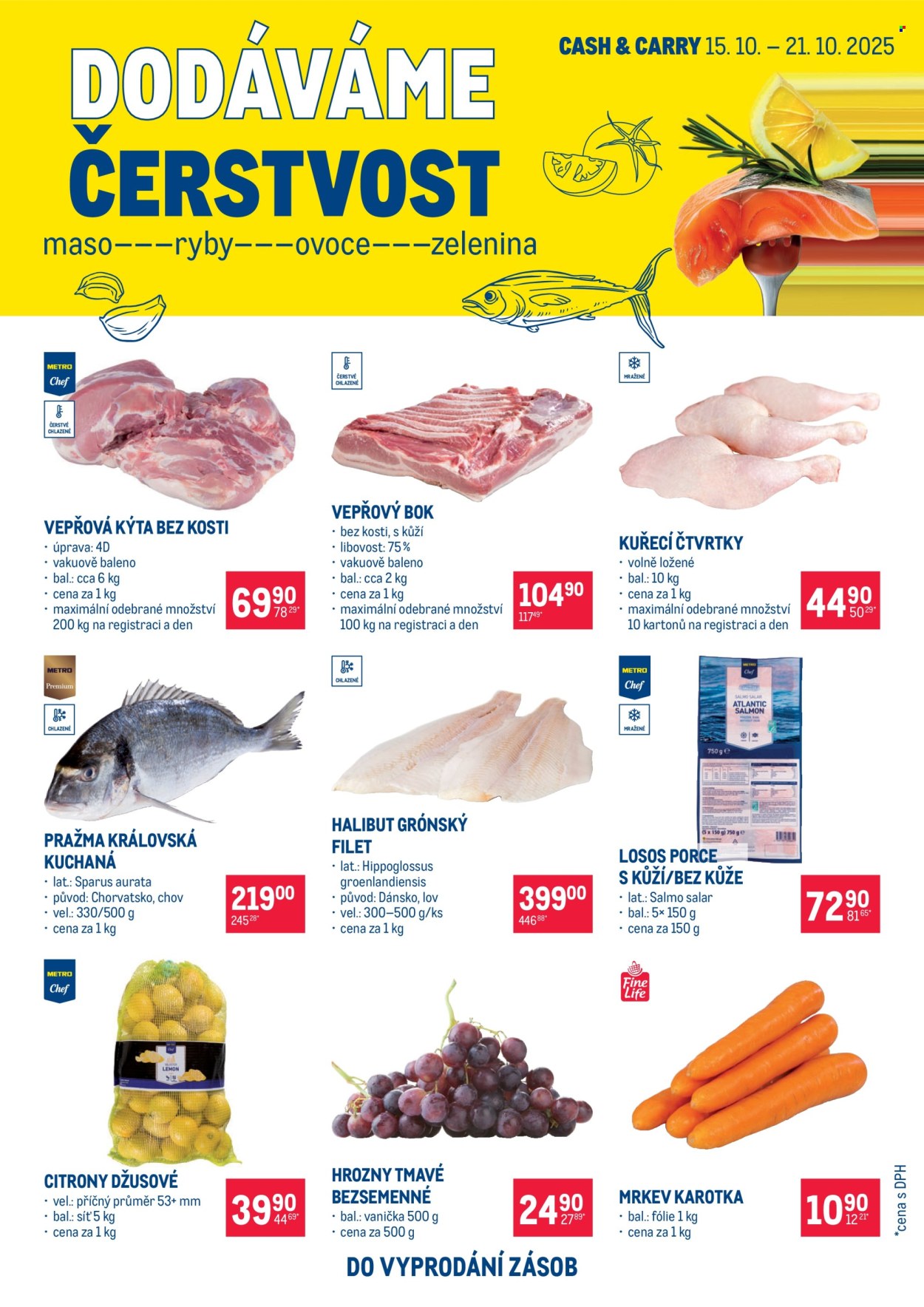 Leták MAKRO - 15.10.2025 - 21.10.2025. Strana 1