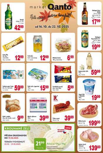 Leták Qanto market - 16.10.2025 - 22.10.2025.