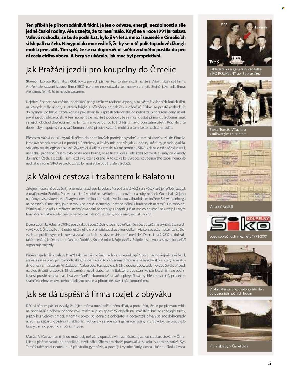 Leták SIKO KOUPELNY - 1.1.2025 - 22.9.2026. Strana 5