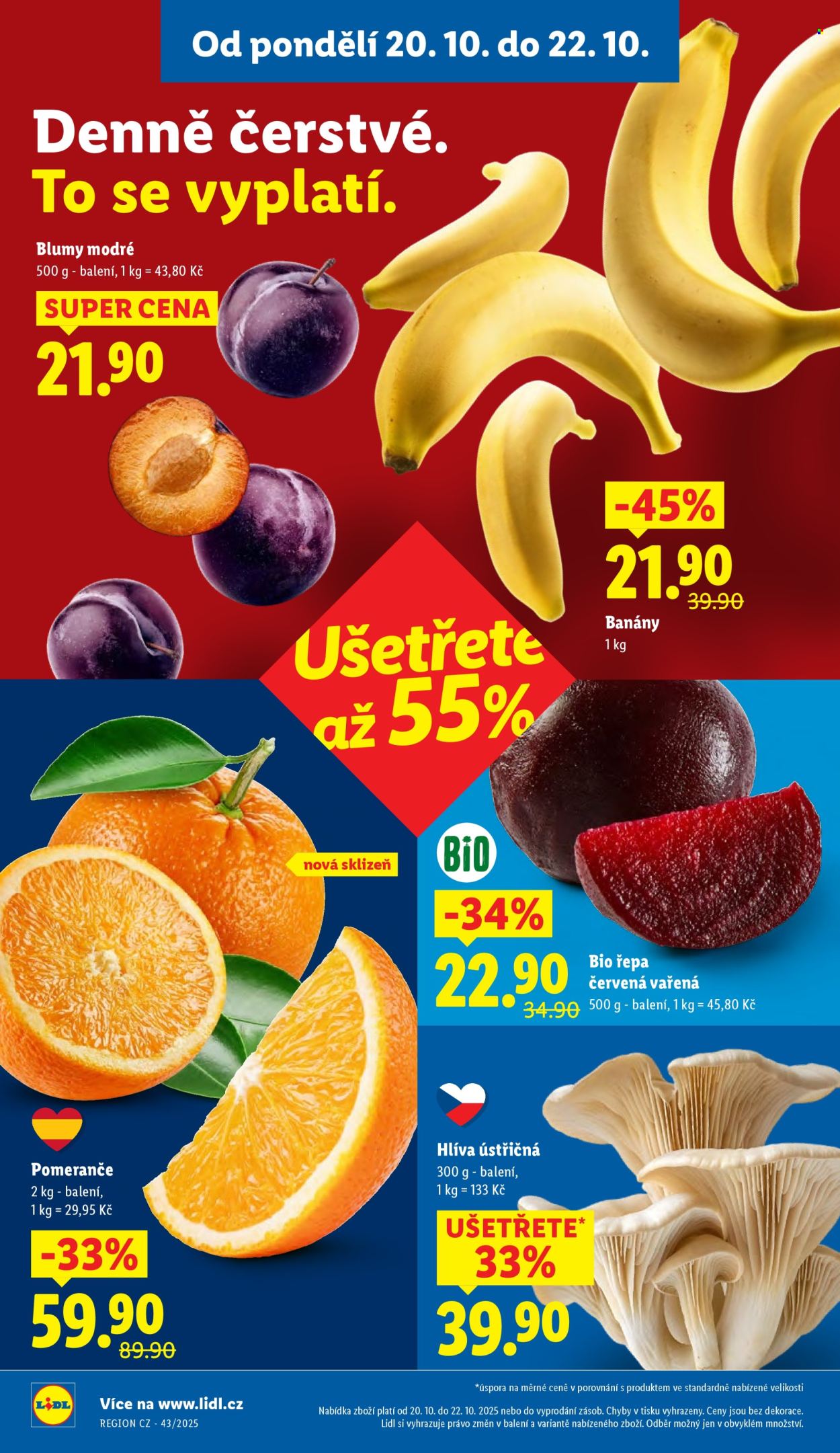 Leták Lidl - 20.10.2025 - 22.10.2025. Strana 8